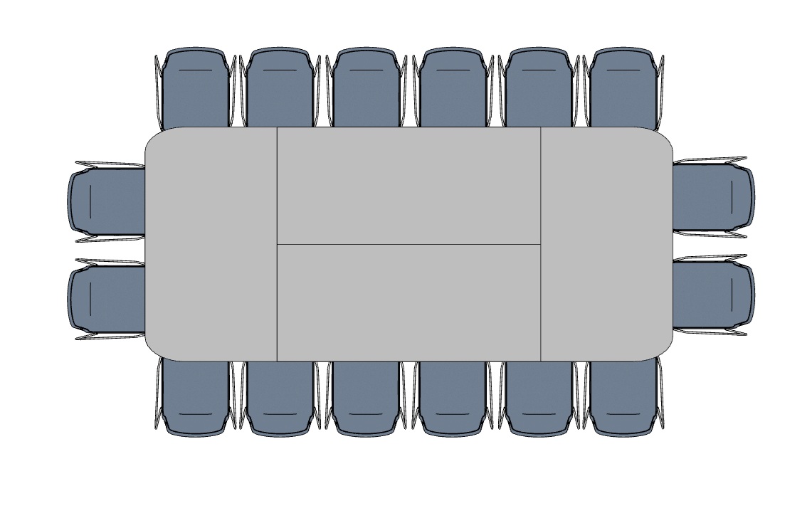 Jednací stůl BIG 160 160X360 SUNRISE